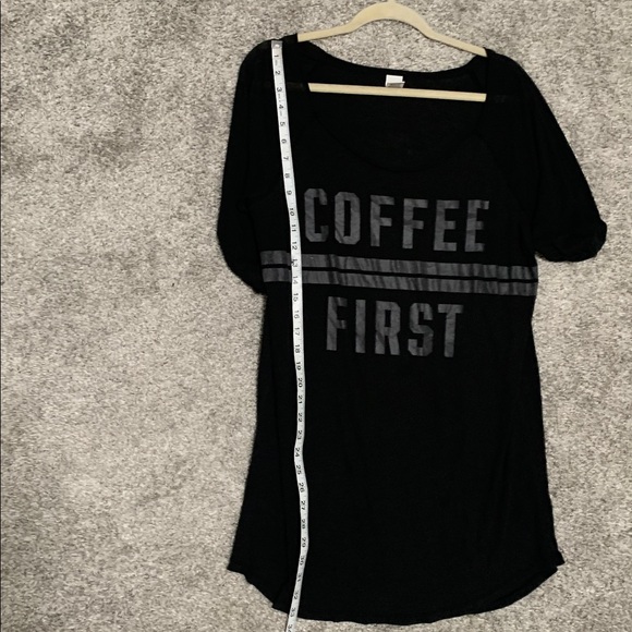 Pink Victoria’s Secret Coffee First Tee Shirt Dress - Picture 6 of 7